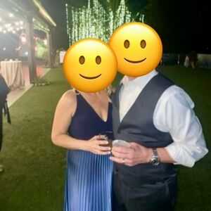 Aqua Blue Ombre Maxi Dress